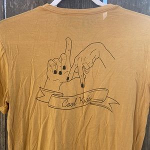 Mustard Yellow Cool Kids T-shirt